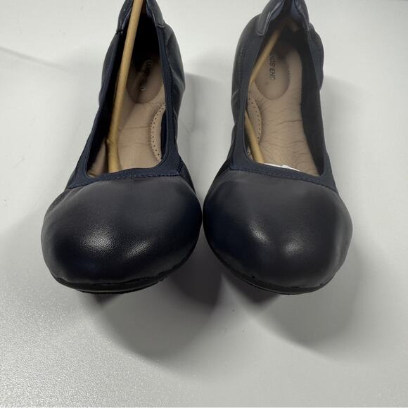 NIB • Lands End Women's Comfort Elastic leather Ballet
Size: 11W - Picture 4 of 8